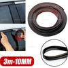 9.8FT Car Door Side Chrome Plated Trim Strip Protector Tape Sticker Accessories
