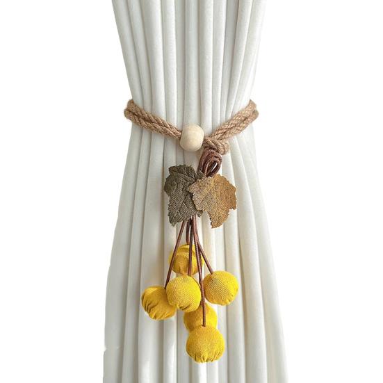 Хэллоуин Тыква Подхват для штор Фермерский дом Регулируемый ремешок Фрукт Овощ Декоративная драпировка Держатели для оконных штор Подхваты Аксессуары для штор