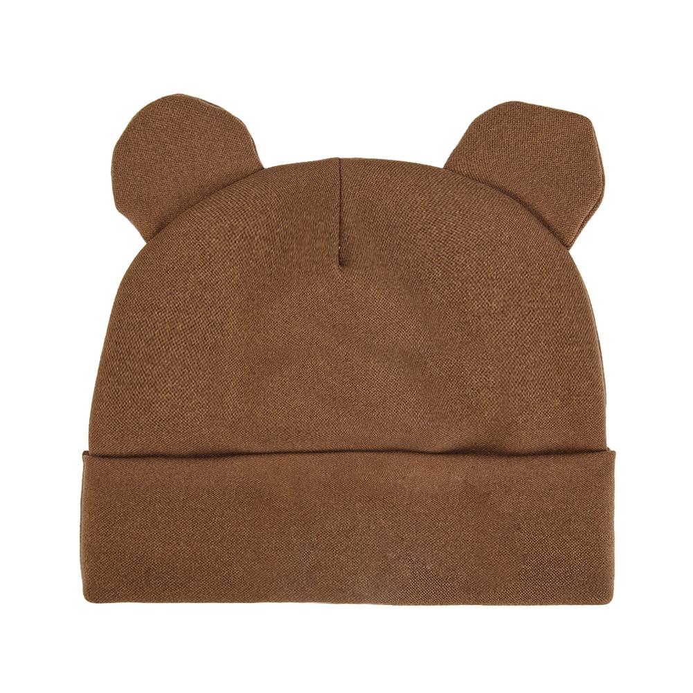 Cute Bear Ear Baby Turban Hats Autumn Winter Newboorn Boys Girls Faux Cashmere Caps Beanies Infant Bonnets Kids Warm Headwraps