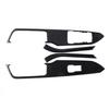 Carbon Fiber Interior Window Switch Cover Trim Fit For Ford Mustang 2015- US