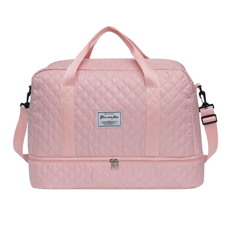 Дорожная сумка большой вместимости с разделением на влажное и сухое для деловых поездок, спорта и йоги