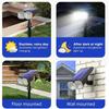 RGB Solar Spot Light 18 LED Outdoor Waterproof Color Changing Multicolor Pathway Patio Gate Fence USB/Solar Landscape Spotlight