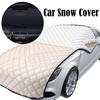 Car Snow Sunshade Sunblock Front Gear Snow Frost In Windshield Thickened Lengthened Front And Winter Protecti X4Q0