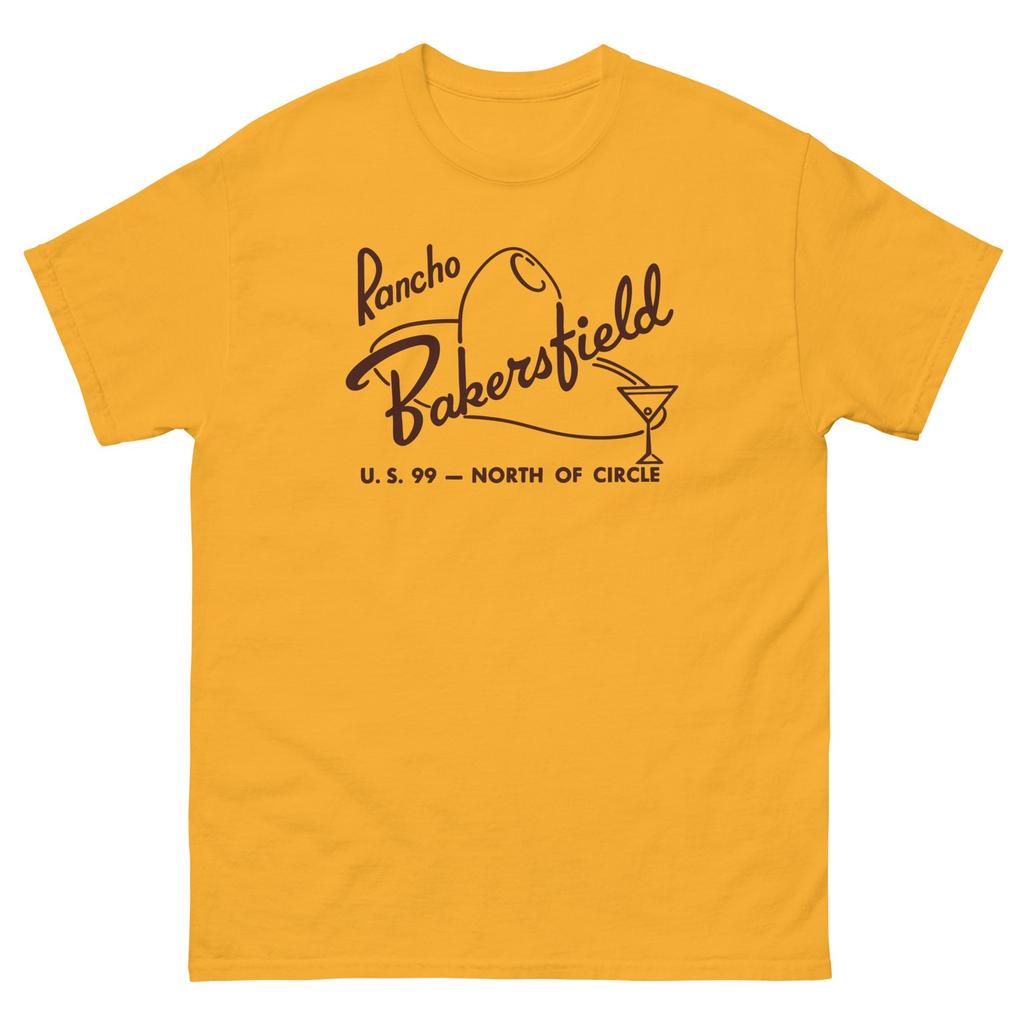 Rancho Bakersfield California Motel Graphic T Shirt classic tee