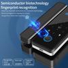 Стеклянный дверной замок с отпечатком пальца Bluetooth Умный замок для раздвижной стеклянной двери Электронный замок с RFID-картой Управление через приложение Hahalock