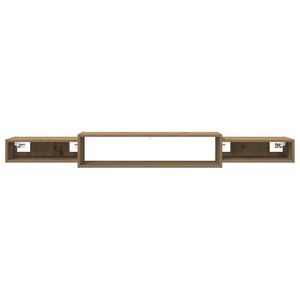 Wall Mounted TV Cabinet Wall Shelf Artisan Oak