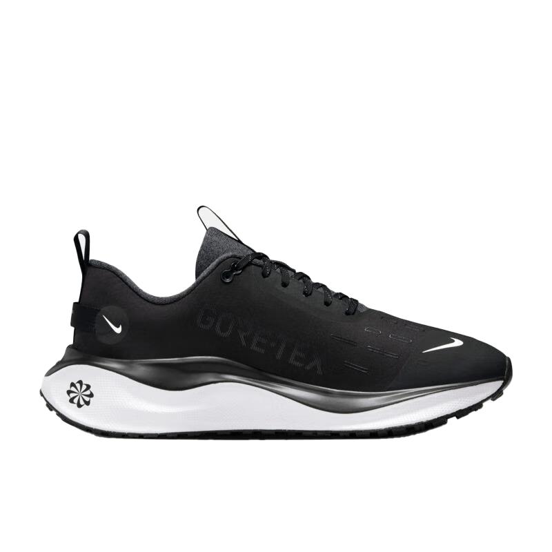 Nike ReactX Infinity Run 4 GORE-TEX черные белые мужские кроссовки антрацитовый вольт HQ0265-001