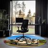 Shaun the Sheep Printed Round Rug Carpet Chair Rug Area Rug Entryway Doormats,for Office Chair Living Room Bedroom Kitchen Room.