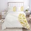 Bedding Set Duvet Cover Pillowcases Comforter/Quilt/Blanket Cover Luxury 3D HD Quality Printed Reactive Queen Single Leaf