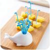Charming Whale-themed Kitchen Utensil Set With 16 Colorful Fruit Vegetable Forks