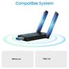Двухдиапазонный беспроводной адаптер Wi-Fi USB 3.0, 1300 Мбит/с, двухдиапазонный сетевой адаптер 5 ГГц