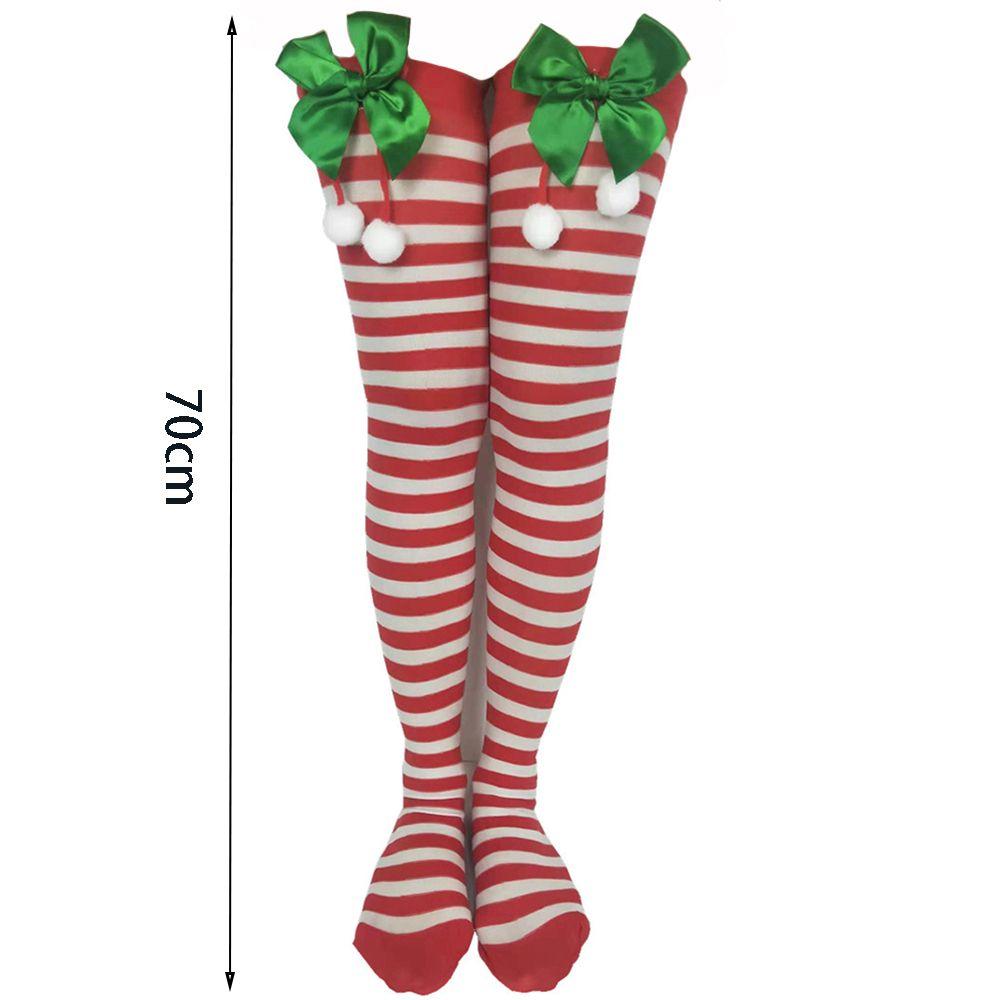 Bow Party Accessories Long tube Stockings Knee socks Christmas
