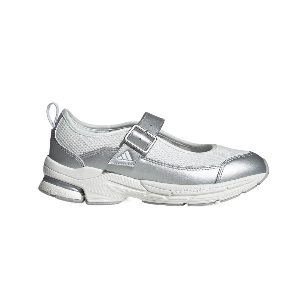 adidas Fos Ткань Formotion Удобные Модные Трендовые Минималистичные Туфли Мэри Джейн на Толстой Подошве Женская Обувь Серебристо-Серый JR7117
