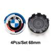 4Pcs 56mm 68mmCar Logo Wheel Center Hub Cap Cover Accessories For BMW iX1 i7 F07 F48 F39 F34 F40 F45 F46 G30 G20 G32 E70 E71 E66