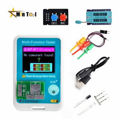 LCR-TC3 /LCR-TC2 V2.3E /MTT-V1 Измеритель ESR Тестер транзисторов Дисплей TFT Диод Триод Емкость SCR Индуктивность Триод Транзистор