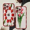 Красный мак тюльпан роза чехол для телефона для Redmi 7 8 9 A для Redmi Note 5 7 8 9 10 11 Pro Max 4G 5G Funfas