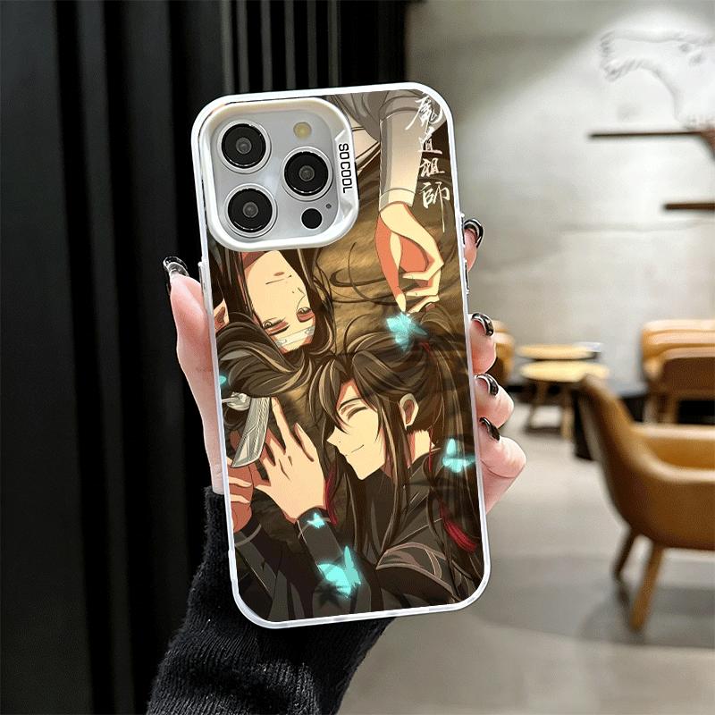 Аниме Чехол для телефона Mo Dao Zu Shi Мягкий для iPhone 15 16 17 Pro Max 17Air 16E 14 Plus 13 12 Mini Ударопрочный Задняя крышка