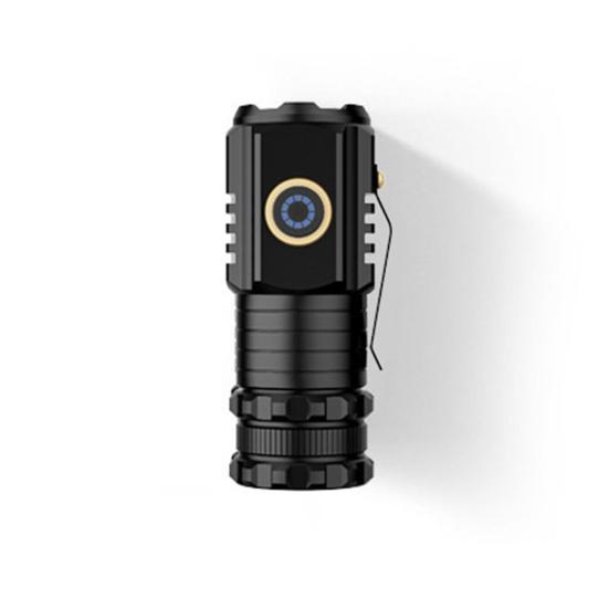 LED Flashlight with 5 Light Modes Super Bright Waterproof Rechargeable Versatile Use High-Power Torch