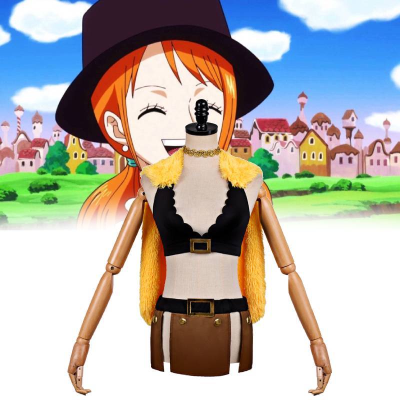 Nami Cosplay Costume For Anime Role Play With Polyester Material For Cosplayers