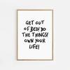 Motivational Goals Funny Quote Wall Art Prints Dorm Living Room Home Office Decor Poster Inspirational Sayings Canvas Painting