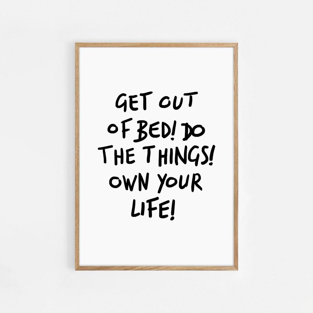 Motivational Goals Funny Quote Wall Art Prints Dorm Living Room Home Office Decor Poster Inspirational Sayings Canvas Painting