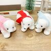 2Pcs Cute Christmas Bear Pendant Animal Simulated Polar Bear White Bear Ornaments  Outdoor