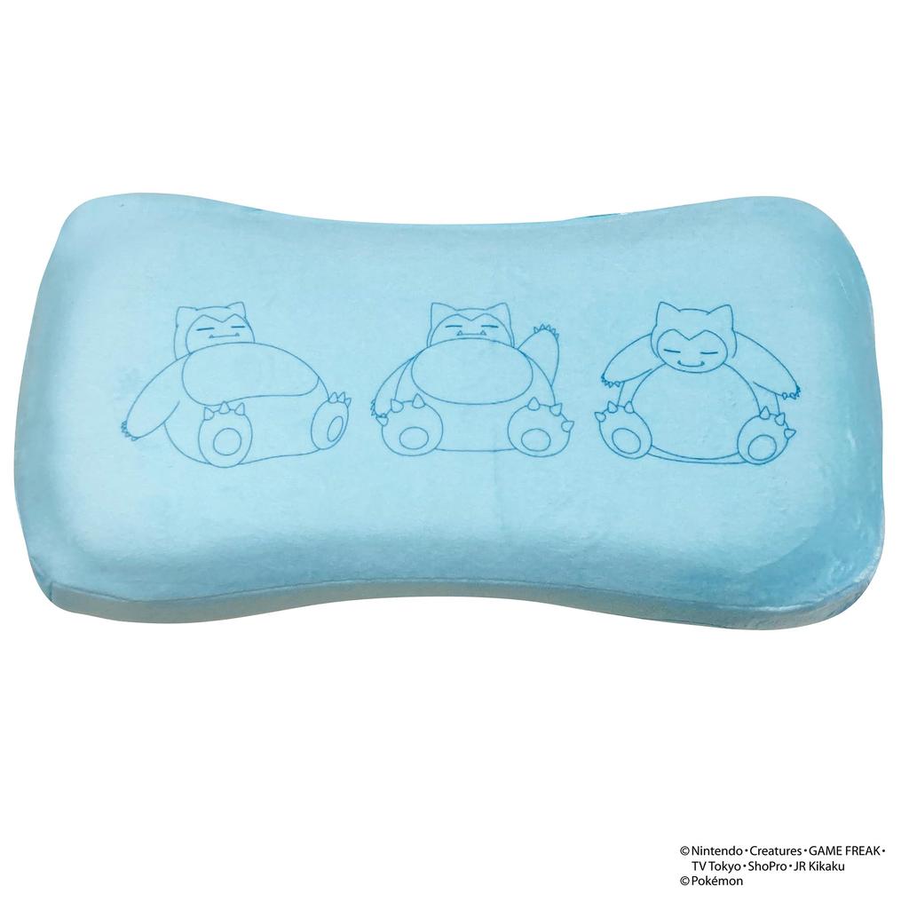 MORIPiLO Morishita подушка из пены с эффектом памяти Pokemon Snorlax 15x31 см, подушка для поддержки талии и спины, мягкая игрушка, подушка Pokemon Pastel Blue 4621202