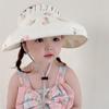 Детские летние шляпы от солнца, детская шляпа с большими полями для мальчиков и девочек, пляжная шляпа, ветрозащитные складные шапки, детские шапки