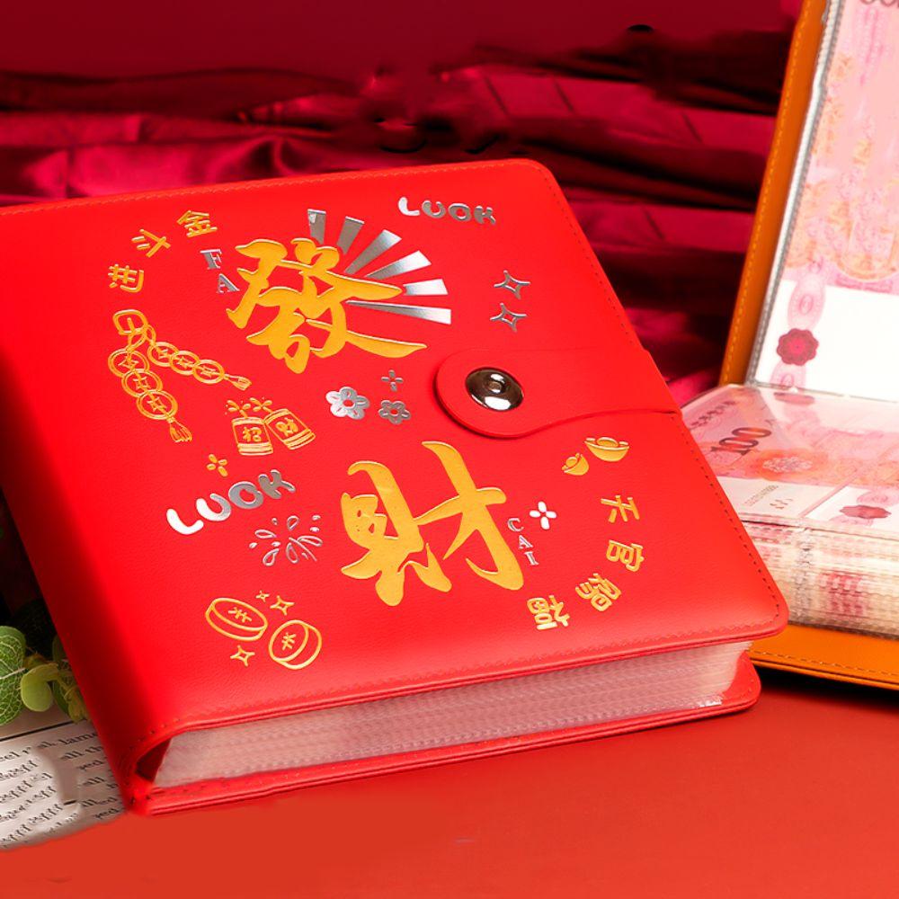 Бюджетная папка-регистратор с отрывными листами, цветная, блестящая, из искусственной кожи, органайзер для планирования, экономия денег, папка-регистратор на 50 листов