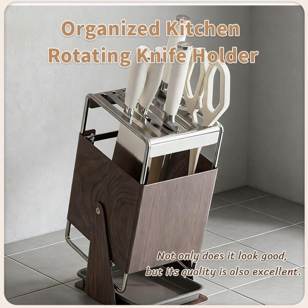 Stainless Steel Storage Rack 9 Slots Countertop Shelf High Quality Kitchen Storage Holder