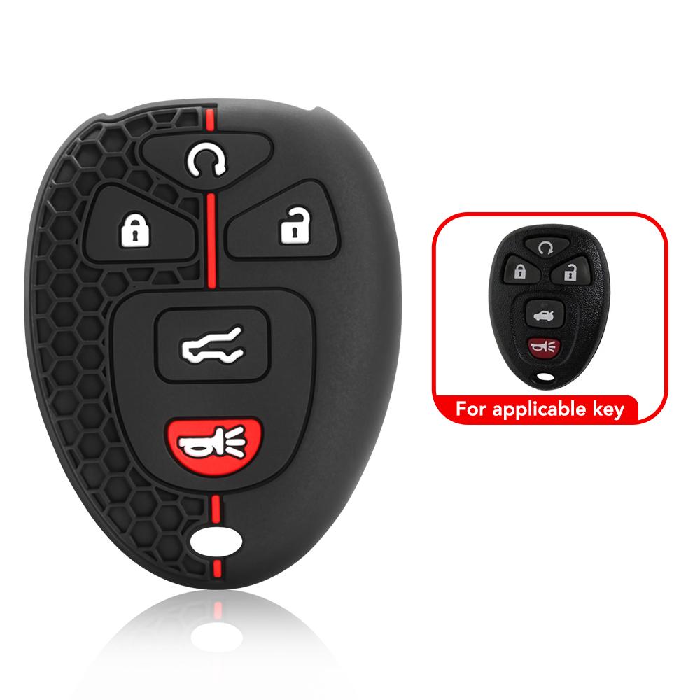 Чехол для автомобильного дистанционного ключа для Chevrolet Tahoe Suburban Gmc Yukon Cadillac Escalade Shell Fob Holder Bag Accessories