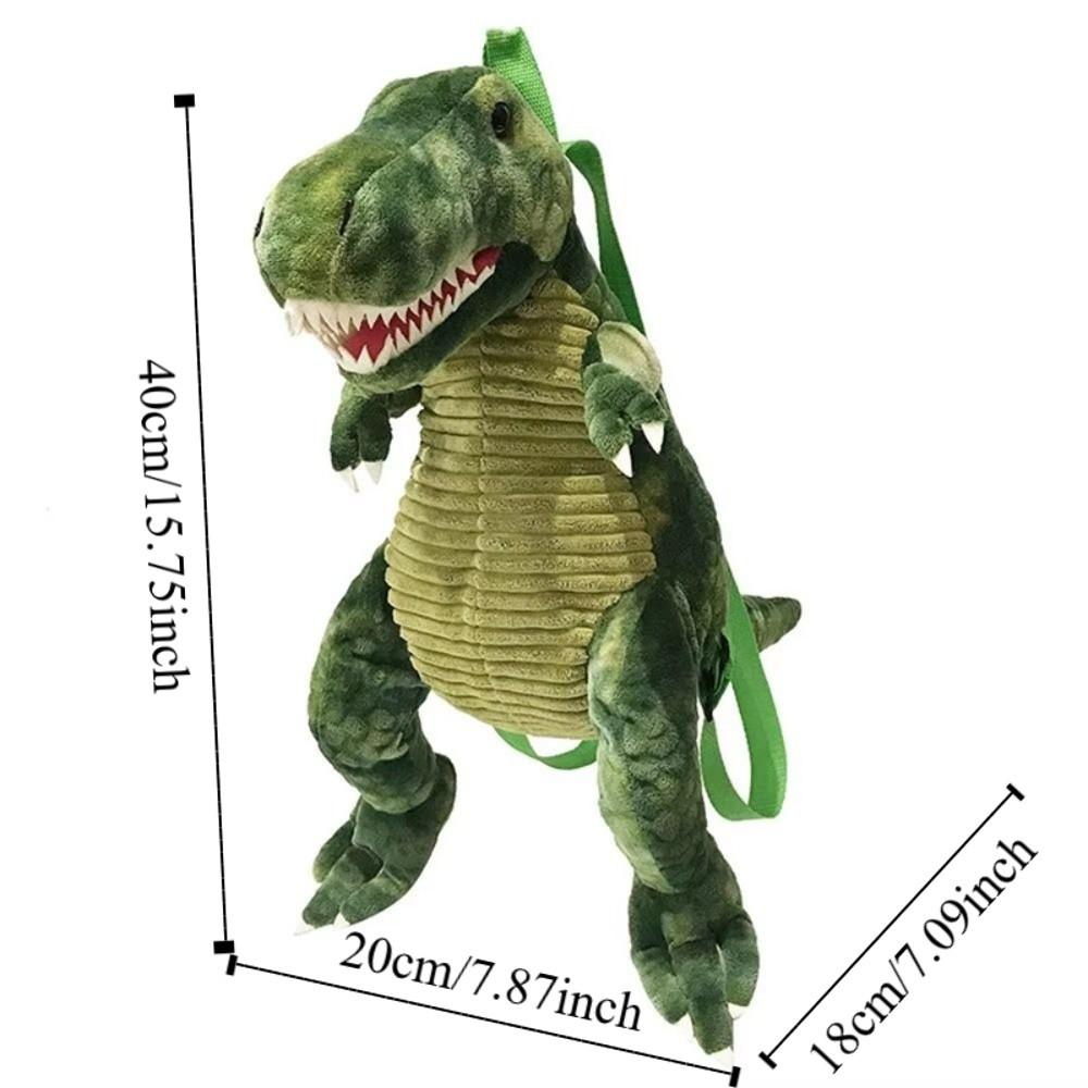 Simulation Dinosaur Plush Dinosaur Doll Creative Cute Dinosaur Backpack Parent Child