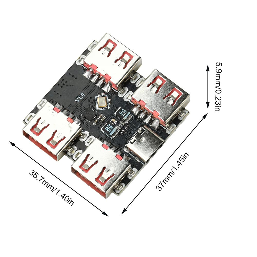 XL334P4 USB 2.0 4-портовый модуль расширения контроллера USB-хаб Док-станция расширения USB 2.0 на материнской плате 4-канальный разветвитель Type-C