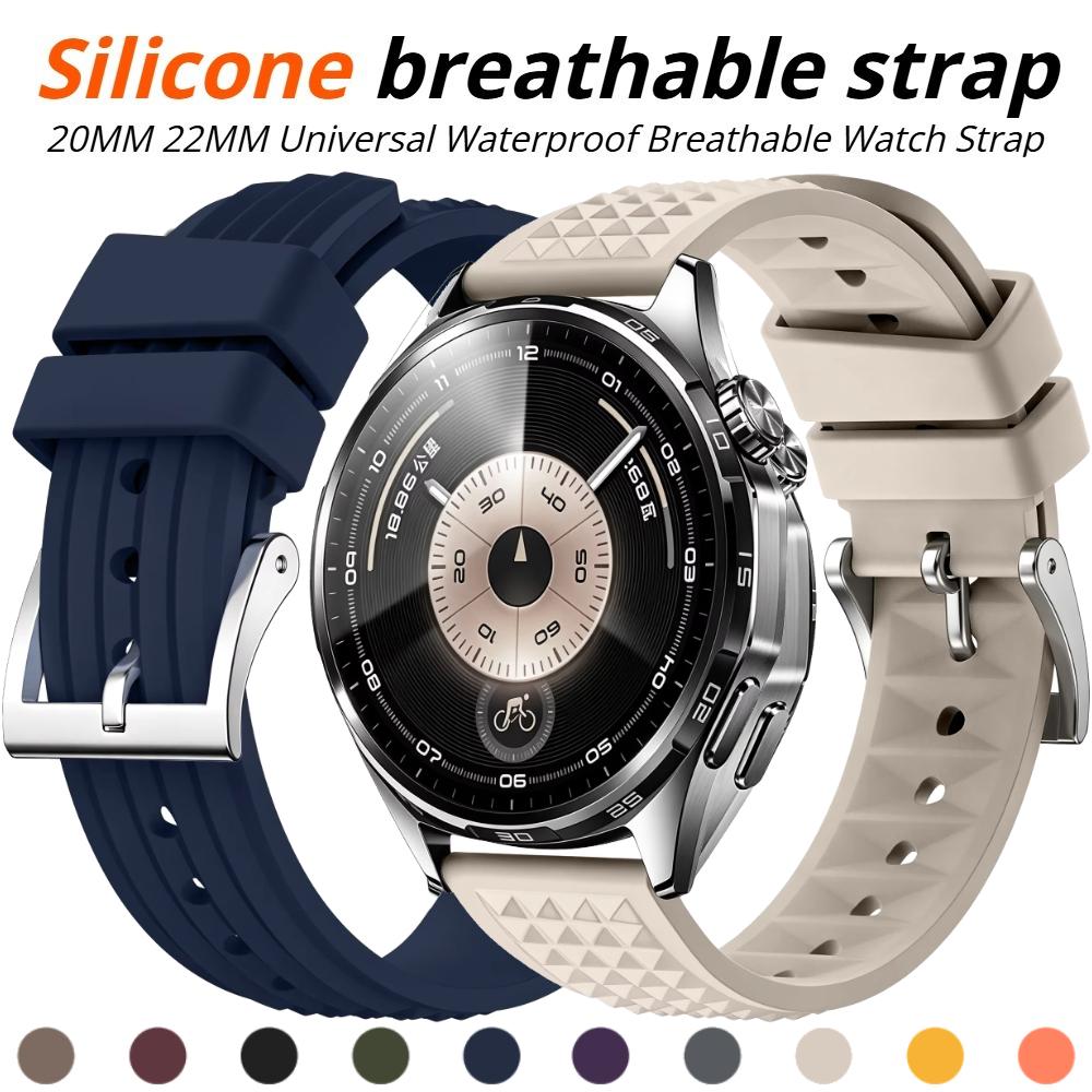 22mm 20mm Soft Silicone Strap For Huawei Watch GT7 Pro/GT7/GT 6/5/4/3 46mm Sport Bracelet for Samsung Galaxy Watch 7 6 5 4/Active 3 2