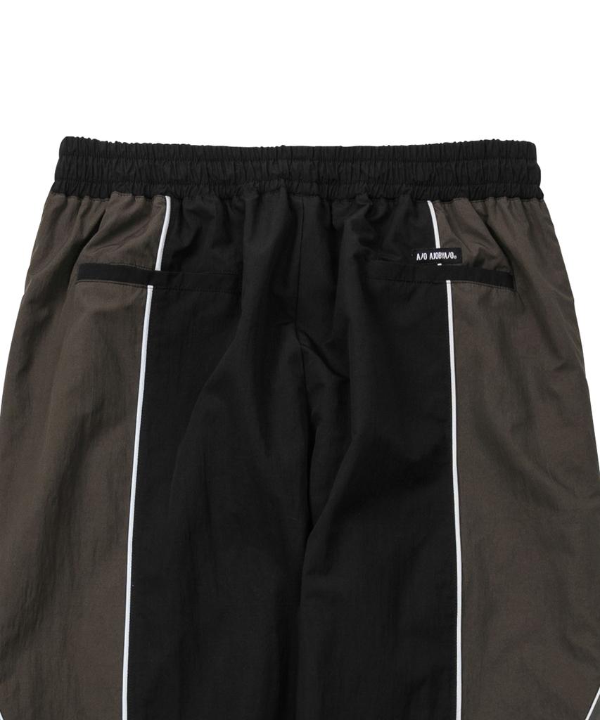 AJOBYAJO Multi Color Nylon Athletic Pants [Charcoal]