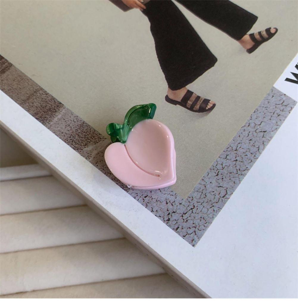 Корейская заколка для волос со свежими фруктами: Дизайн клубники, арбуза, вишни, лимона