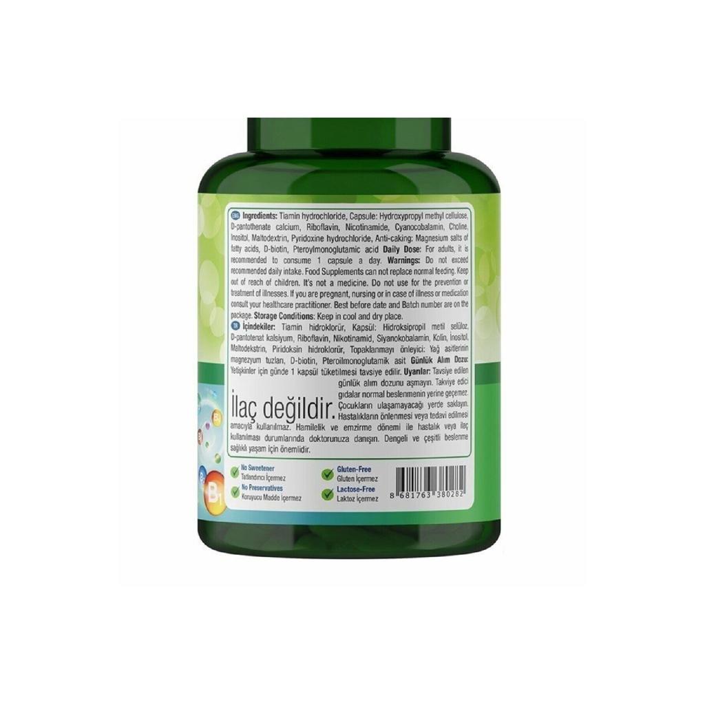 Комплекс витаминов B, 60 капсул