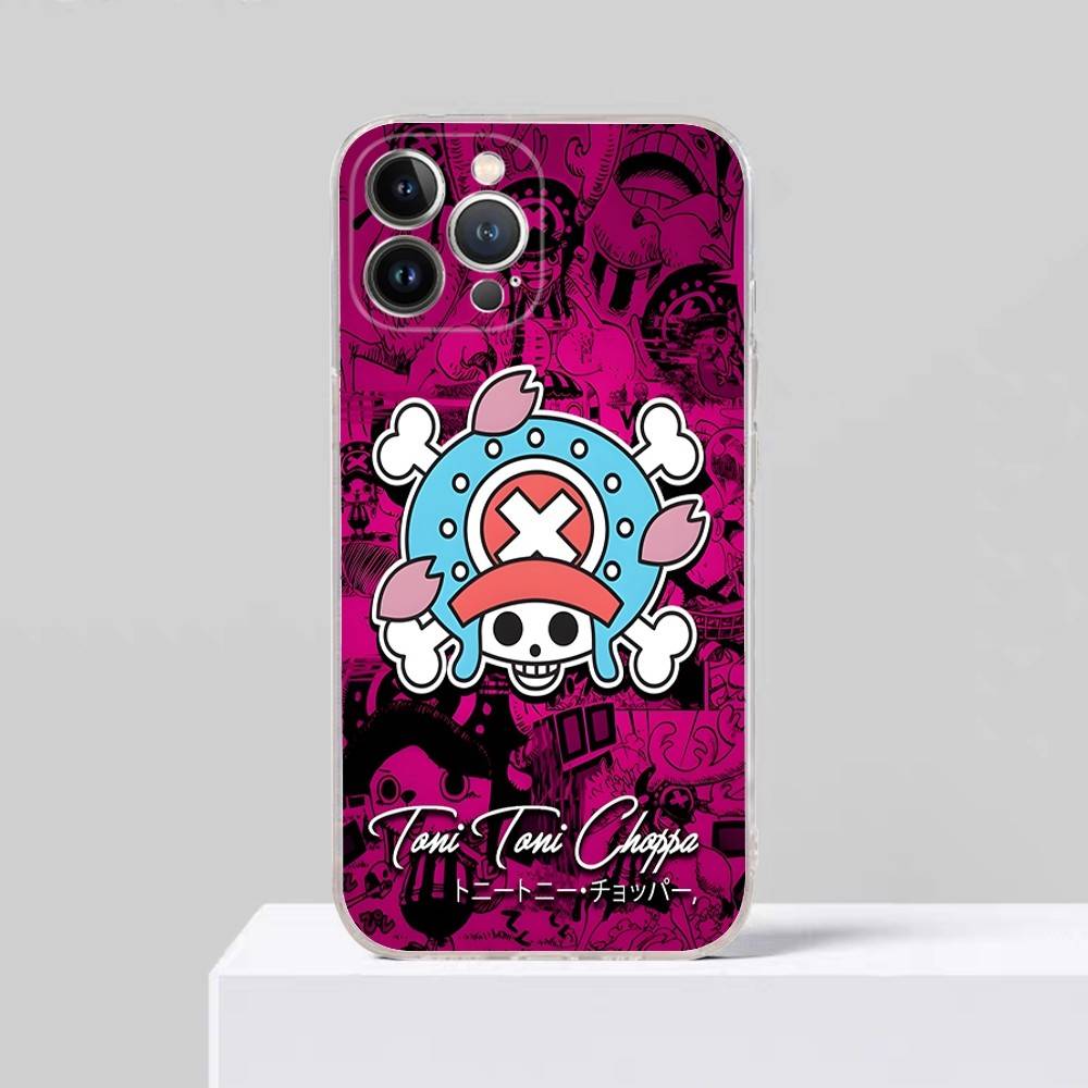 O-one-PpieceS Logo Phone Case For IPhone 11 12 13 14 15 16 17 Pro Max Plus Transparent Back Cover