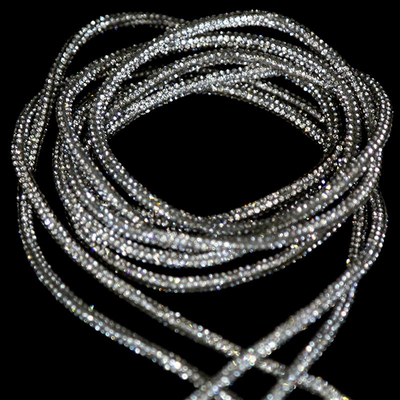 1Pair  Shoelaces Luxury Rainbow Diamond Shoe Laces 70/80/100/120/140Cm