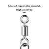 210/95Pcs Strong Stainless Fishing Rolling Swivel Connector Fishing Tools Set Snap Hooks Lure Connector Sea Rock Snaps Tackle