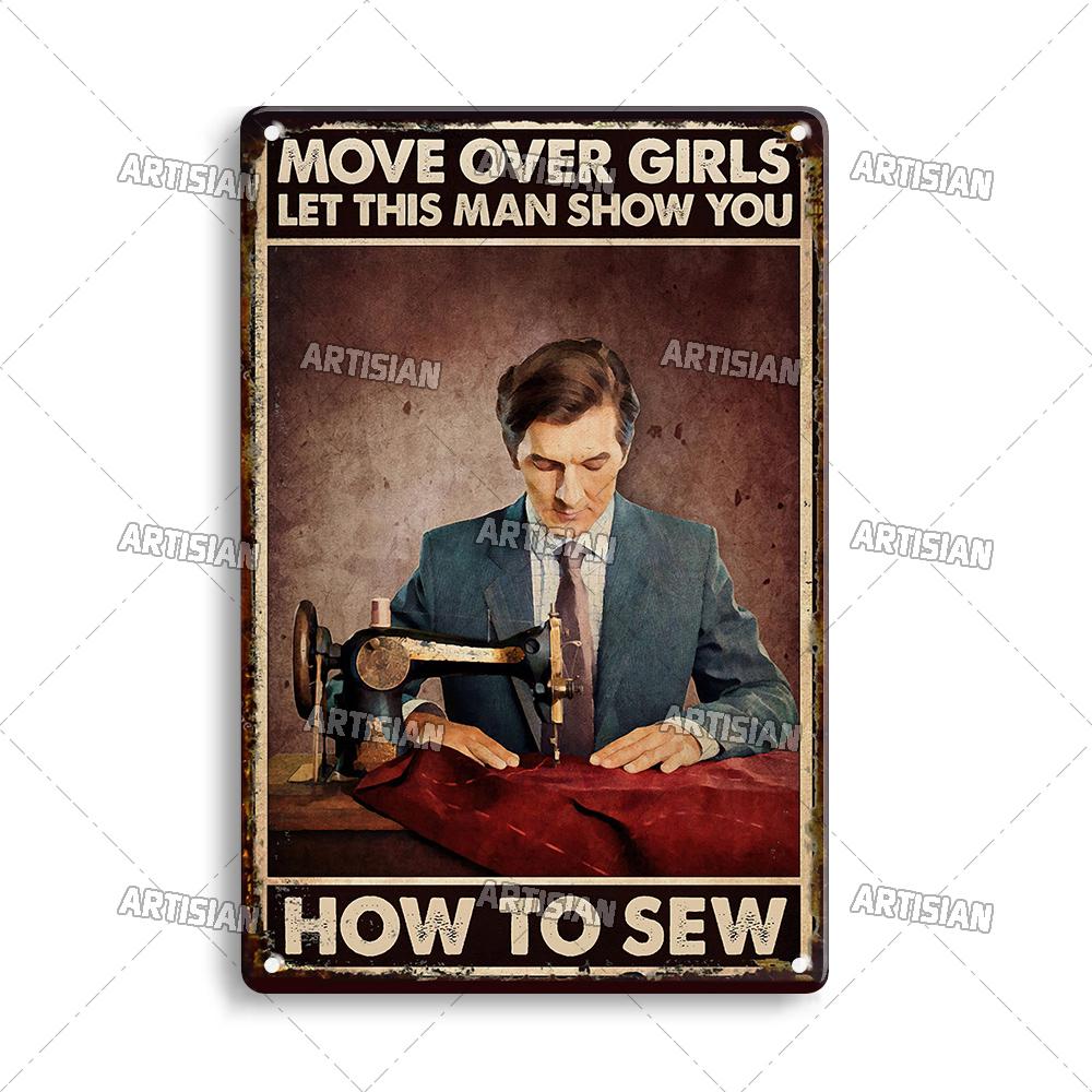 Artisian Job Metal Sign Work Tin Poster Police Accountant Scientist Writer Shoemaker Decorative Plate Wall Decor Garage Bar Pub