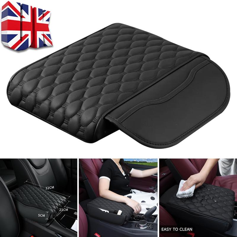 Кожаный универсальный чехол для подлокотника автомобиля, центральная консоль, защитная накладка на подлокотник, кожаный ящик для консоли автомобиля