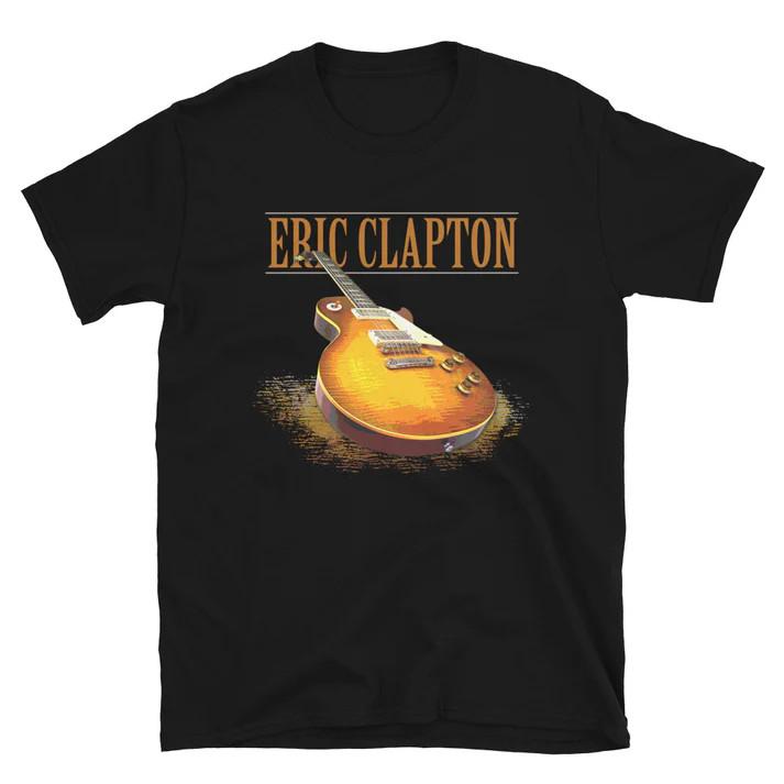 Eric Clapton 3D Guitar T-shirt Unisex Heavy Cotton Reprint All Sizes