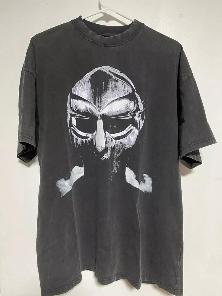MF Doom Черная хлопковая футболка с коротким рукавом Унисекс S-5XL Репринт BB41 Унисекс футболка
