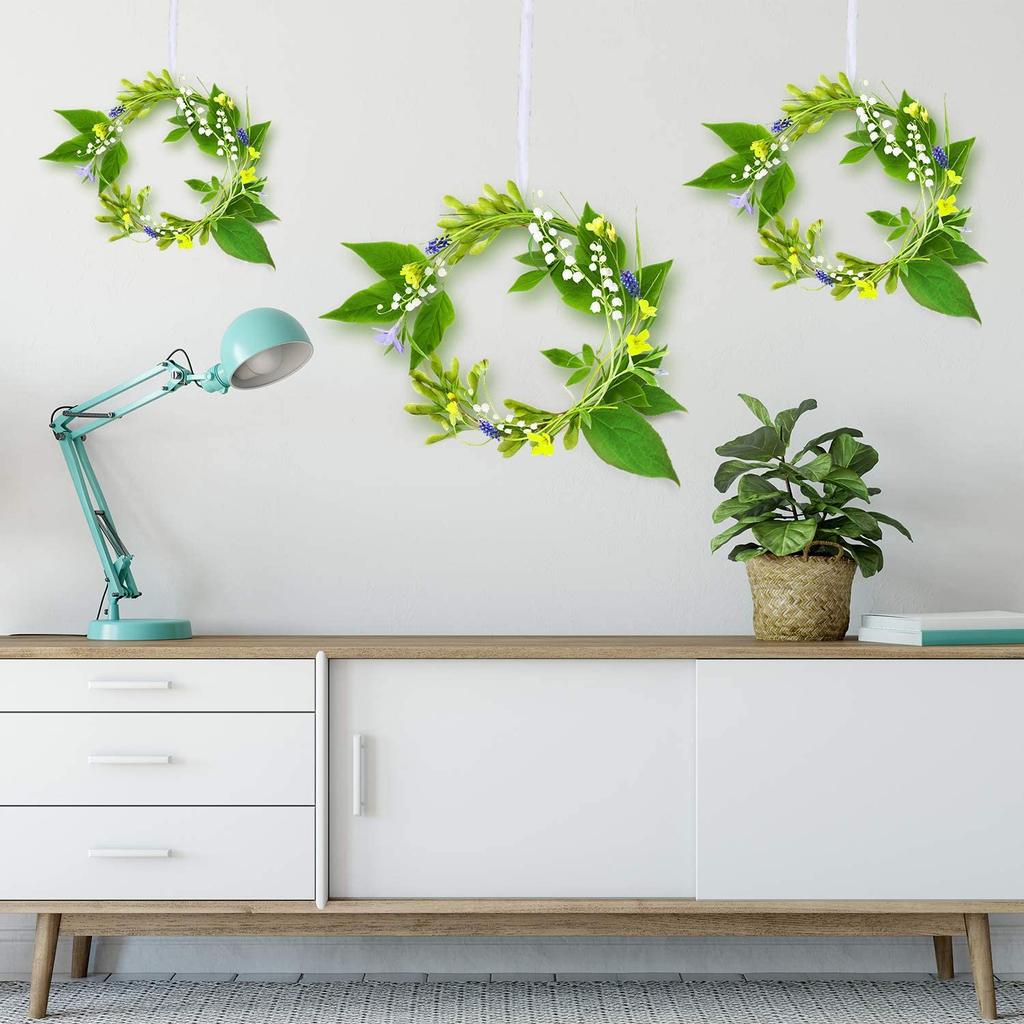 Dream Catcher Ring Round Bamboo Hoop For DIY Crafts Making Dreamcatcher Materials Gifts Decoration,Macrame Wall Hanging