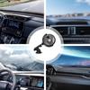 USB автомобильный вентилятор Перезаряжаемый вентилятор Портативный Перезаряжаемый Мощный 3 скорости Присоска 360 Регулируемый Вентиляция Циркуляция воздуха Для