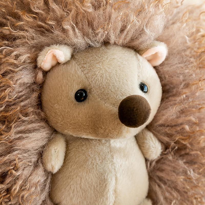 Милая плюшевая игрушка из серии "Шарик", креативная имитация, маленькая кукла-ежик, подушка, подарок