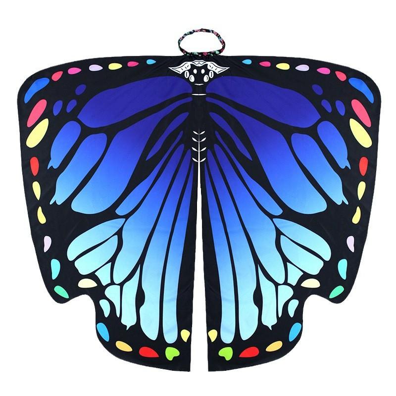Halloween Butterfly Wings Cape Cosplay Costume Adults Role Play Party Wear