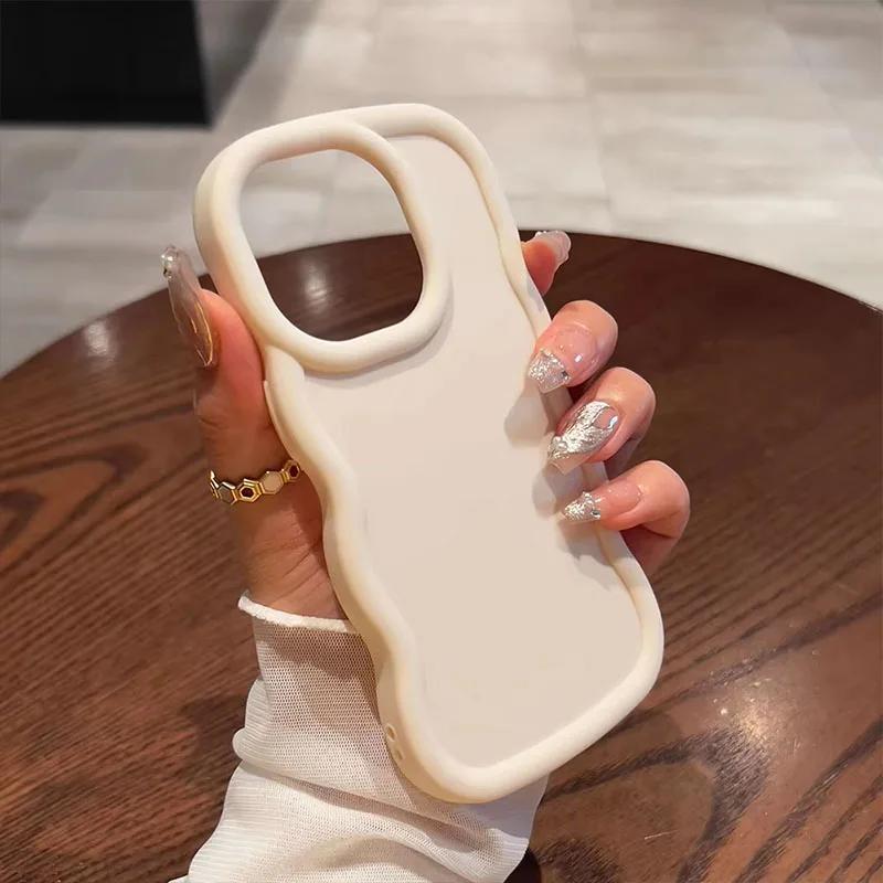 Чехол для Samsung Galaxy A53 A50 A50S A35 A34 A32 A30 A26 A25 A24 A23 A22 A21S A20S A13 4G M54 5G Мягкий чехол Волна Изогнутый край