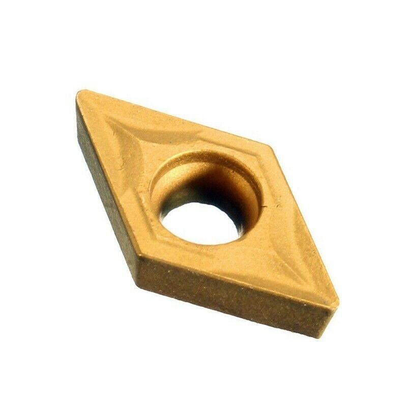 10 шт. Пластины DCMT070204 YBC251 Золотые твердосплавные вставки Фреза для токарного станка с ЧПУ